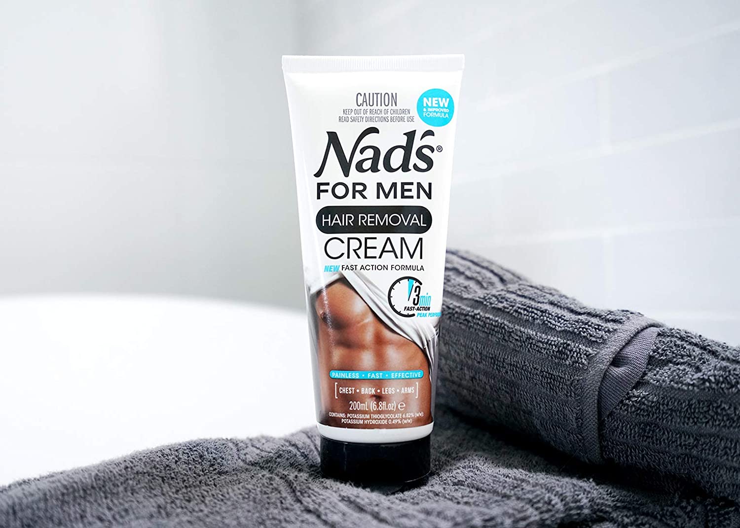 Nad’s for Men Hair Removal Cream Painless BoldProducts Instant