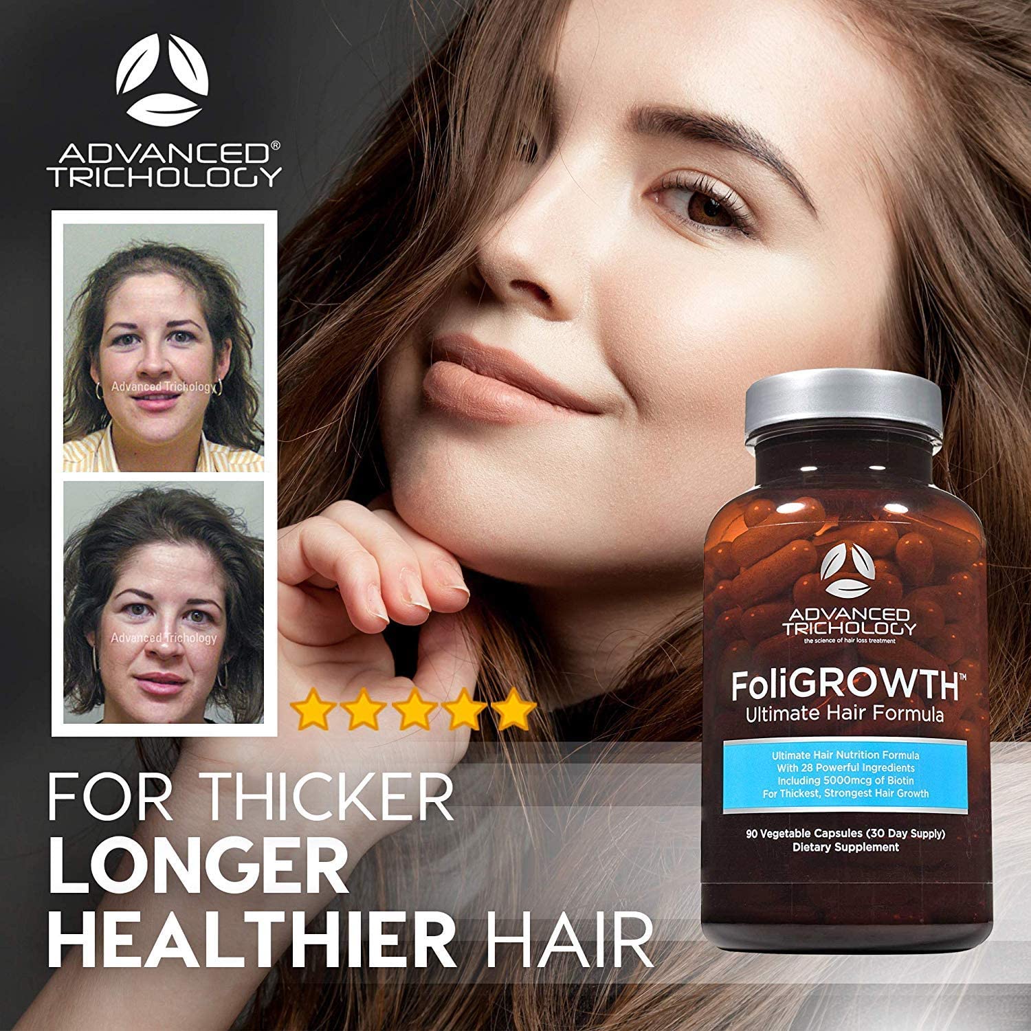 FoliGROWTH Ultimate Hair Nutraceutical BoldProducts Instant
