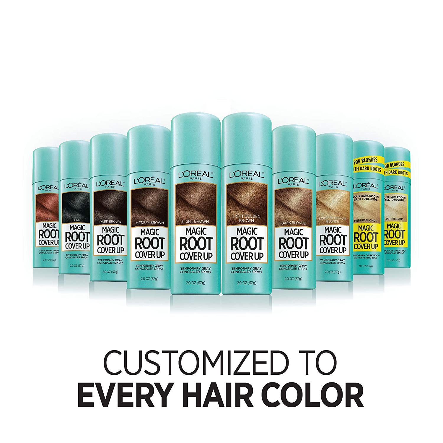 L’Oreal Paris Magic Root Cover Up Gray Concealer Spray Black BoldProducts Instant Lifestyle