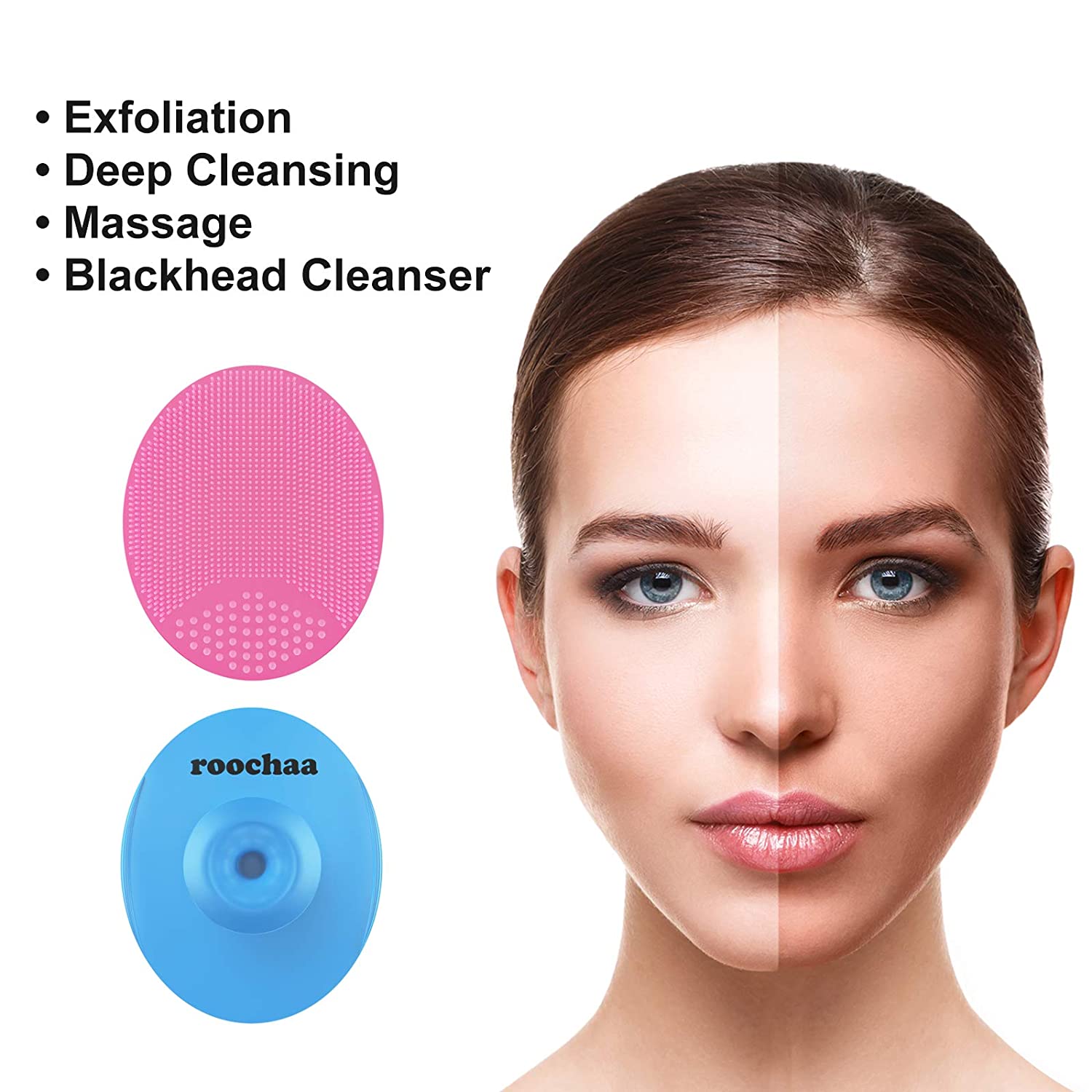 Extra Soft Silicone Face Scrubber Cleanser Brush BoldProducts