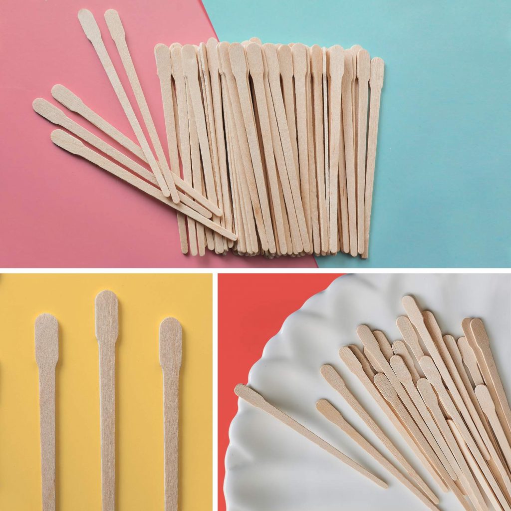 Mibly Wooden Wax Sticks 200 Pack BoldProducts Instant Lifestyle