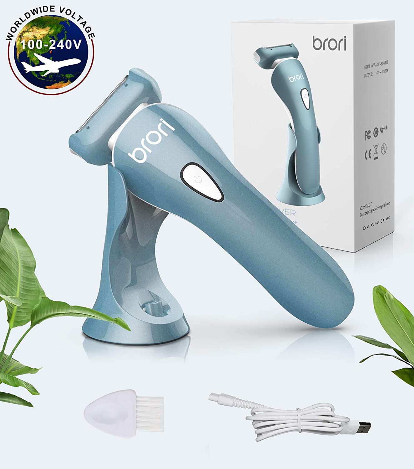 Brori Electric Razor Shaver for Women BoldProducts Instant