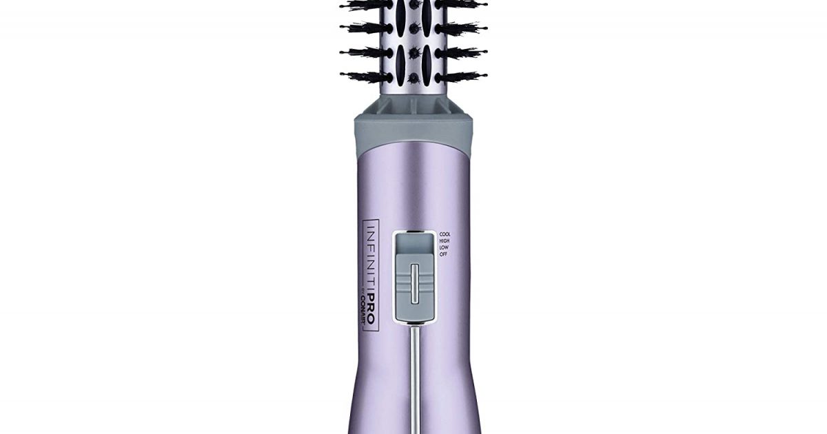 Infinitipro By Conair Titanium Ceramic Hot Air Brush ⋆ BoldProducts USA