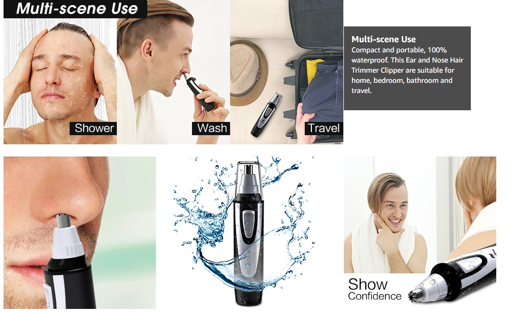 Ear And Nose Hair Trimmer Clipper Flepow ⋆ Bold-Products USA