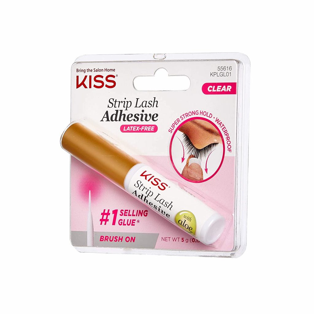 Kiss Strip Eyelash Adhesive Clear Kplgl01 BoldProducts USA