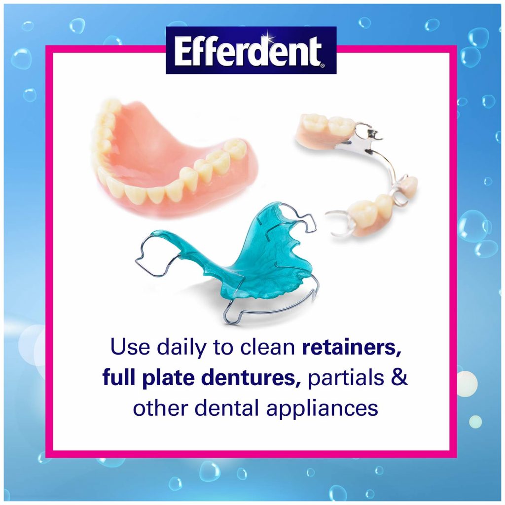 Efferdent Denture Cleanser Tablets Complete Clean BoldProducts USA