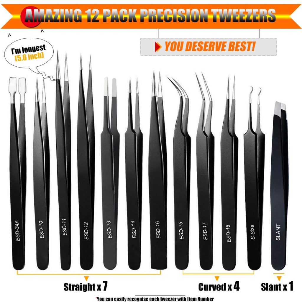 Tweezers Precision Tweezer Set Craft Tweezers BoldProducts USA