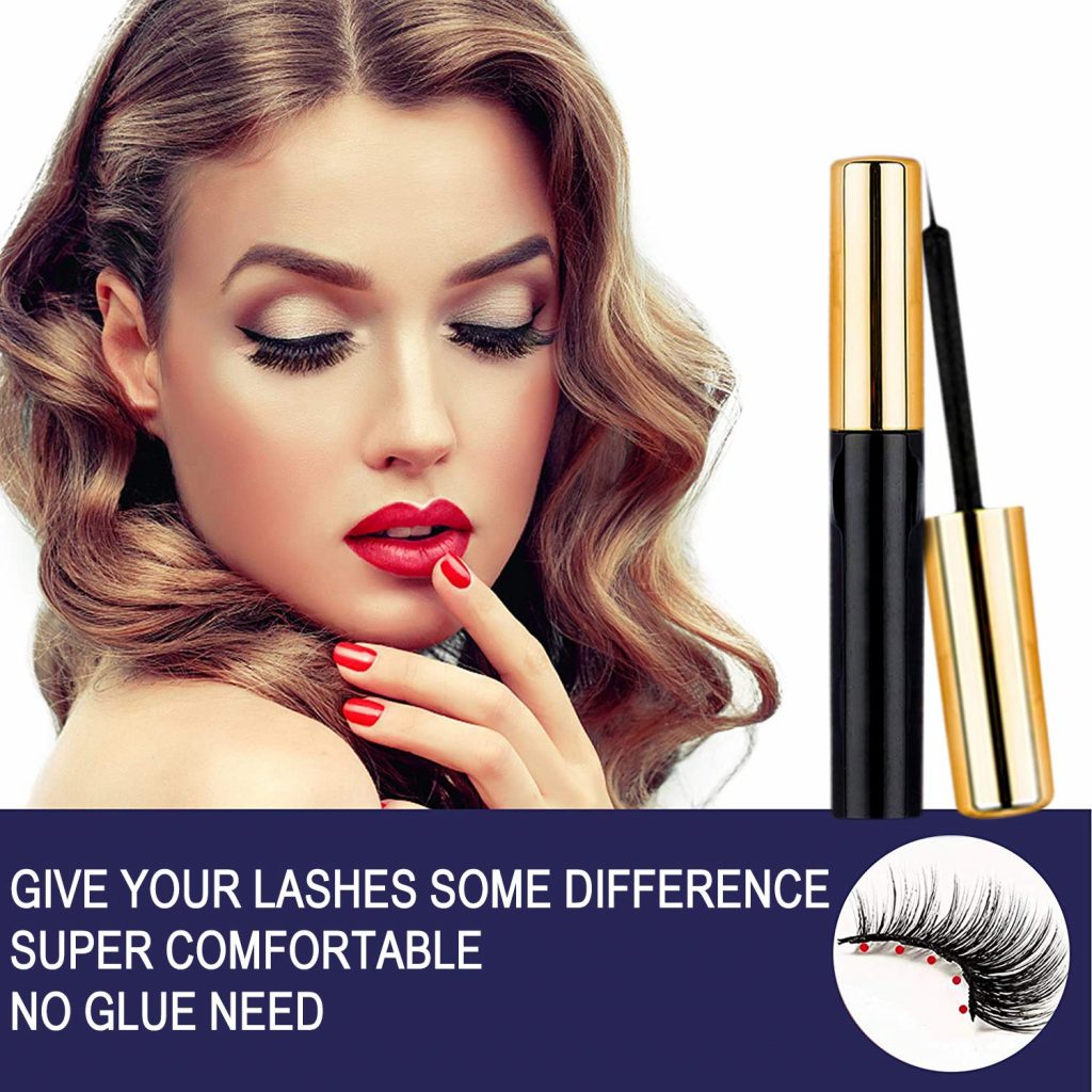 Eyelashes With Eyeliner Kit BoldProducts USA