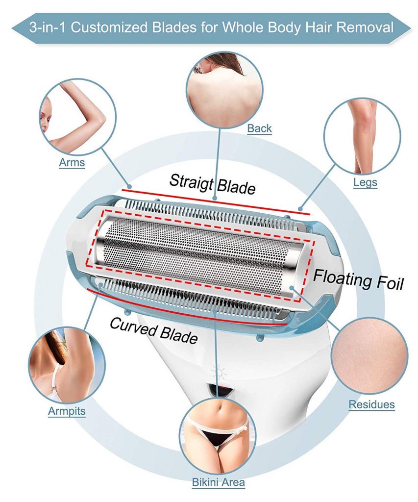 Brori Electric Razor Shaver For Women BoldProducts USA