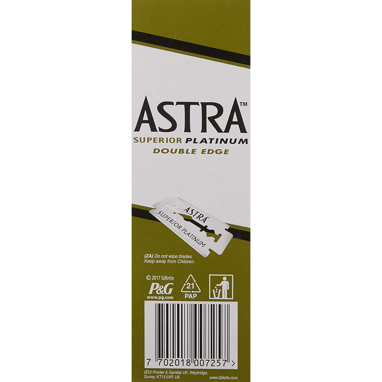 Astra Platinum Double Edge Safety Razor Blades – BoldProducts USA