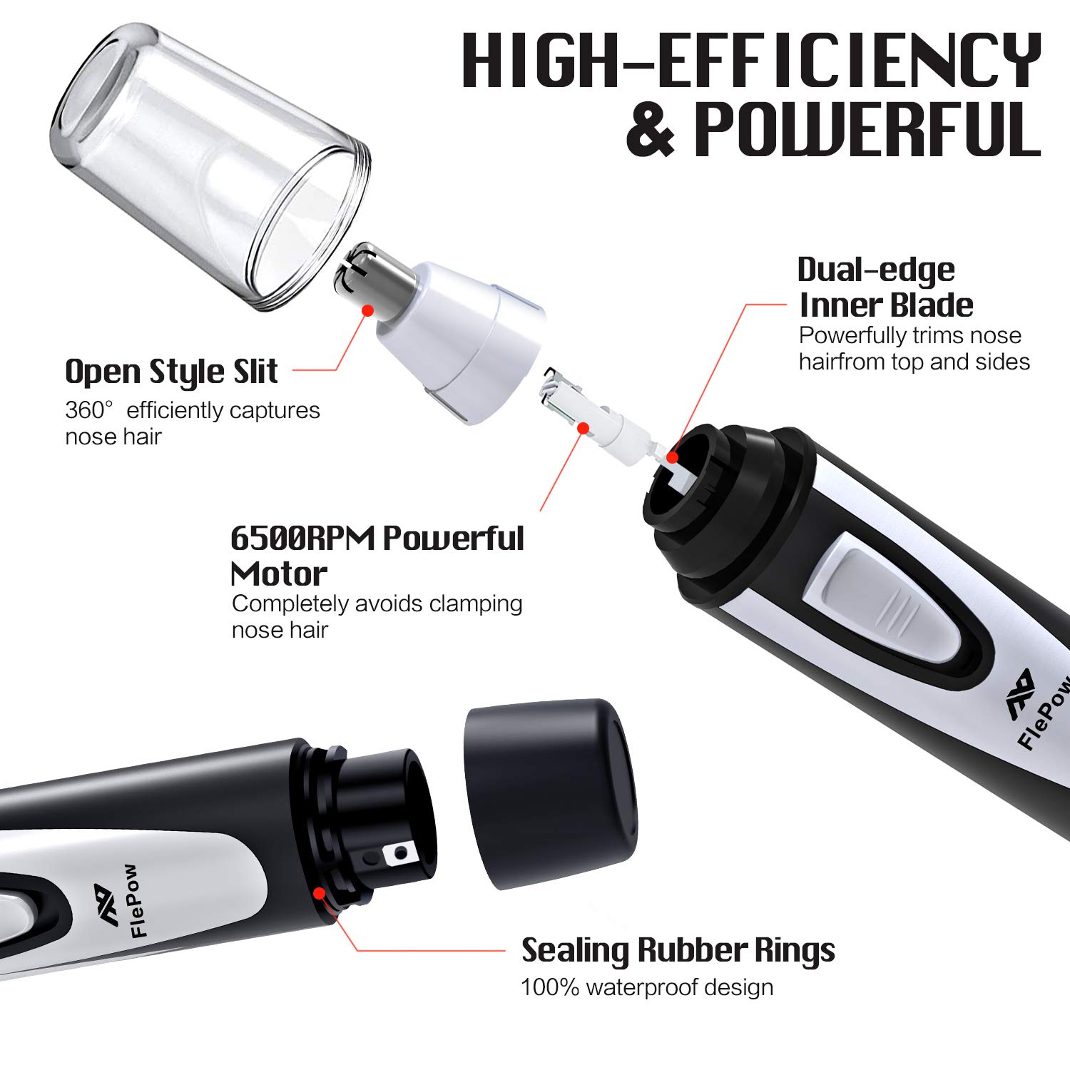 Ear And Nose Hair Trimmer Clipper Flepow ⋆ BoldProducts USA