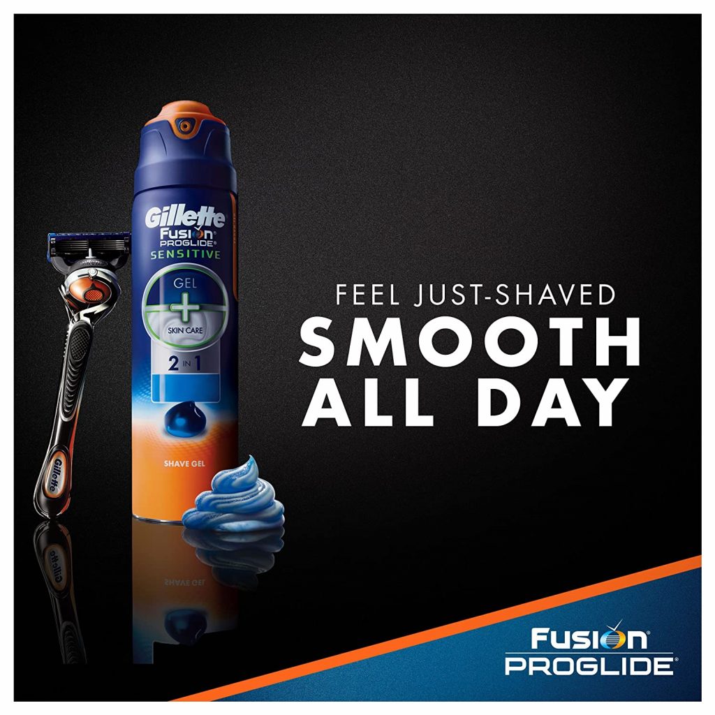 Gillette Fusion Proglide 2 In 1 Shave Gel BoldProducts USA