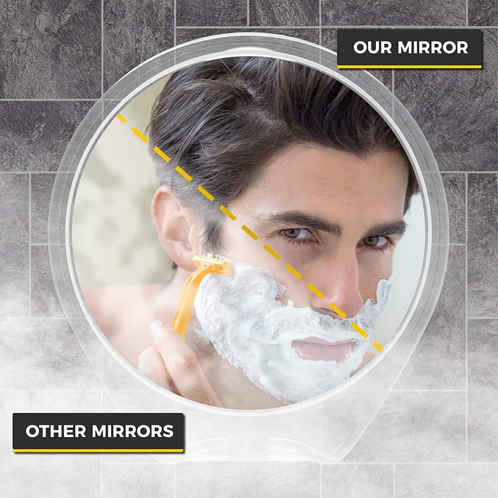 Honeybull Shower Mirror For Shaving Fogless BoldProducts USA