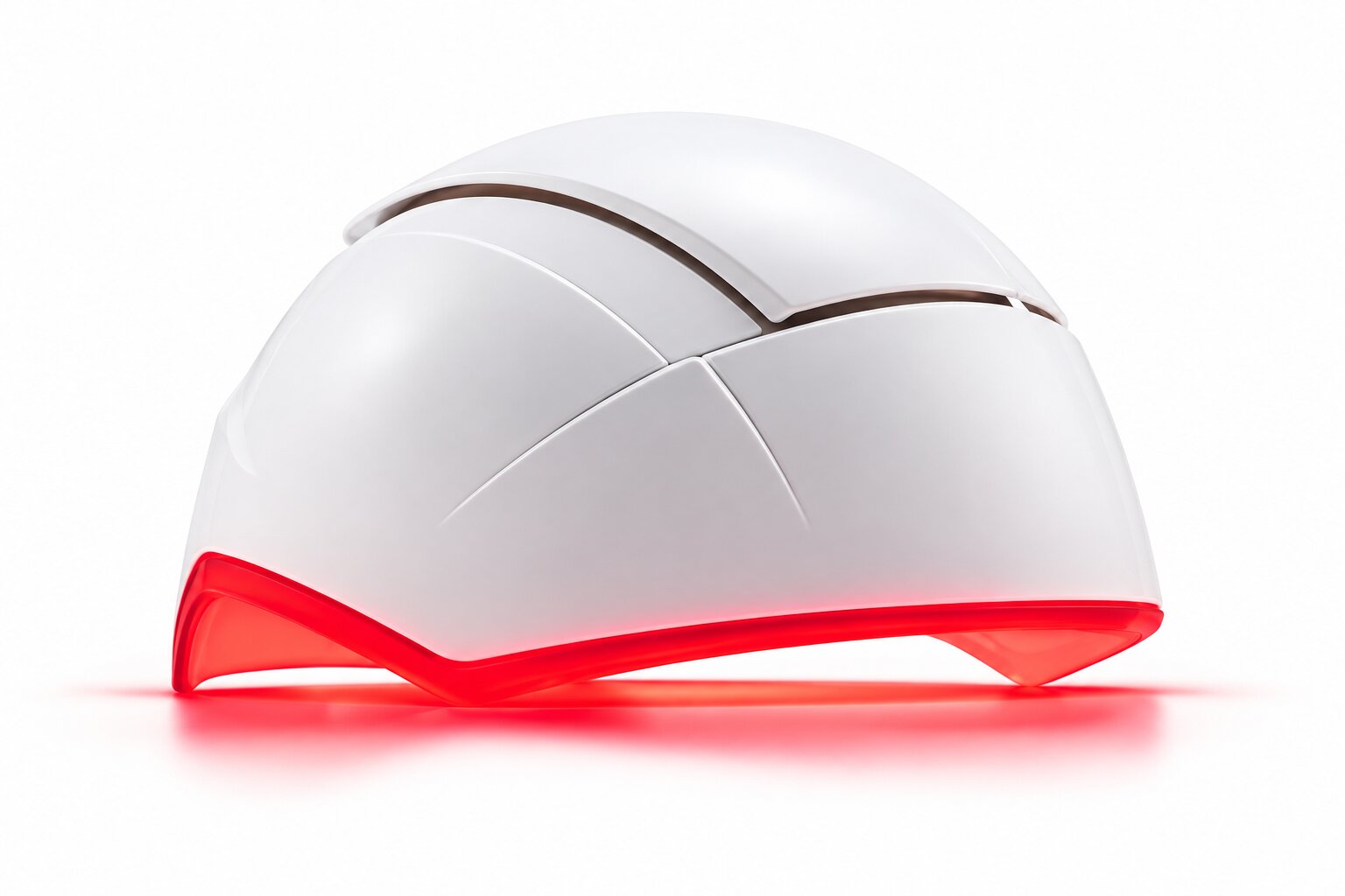 Unbranded white laser helmet