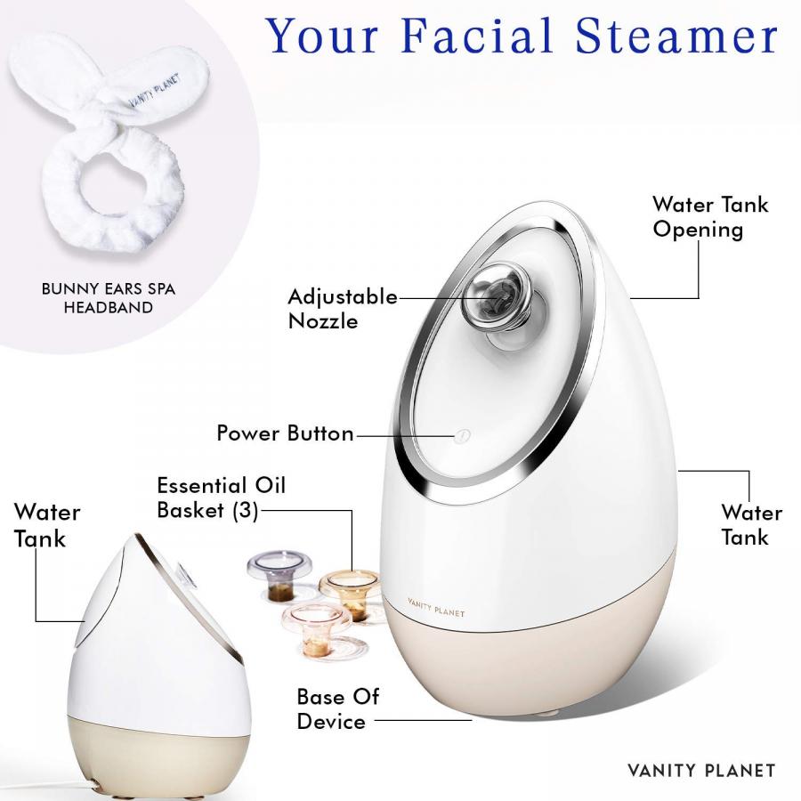 Vanity Aira Ionic Facial Steamer BoldProducts Instant